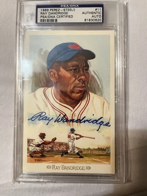 Ray Dandridge Auto- 1989 Perez Steele - Image 1 of 2