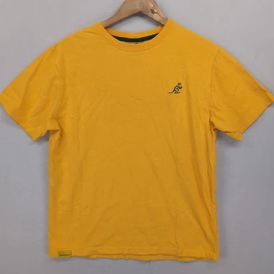 Australian Wallabies T-shirt Shirt Yellow Rugby Union Sports Supporters M Mens - image 1 of 4
