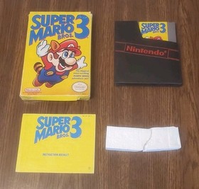 Super Mario Bros Brothers 3 Nintendo NES Complete in Box CIB