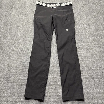 Pantalones Eddie Bauer First Ascent para mujer T10 negros guía profesional con cinturón elástico caminata Foto 1 de 4
