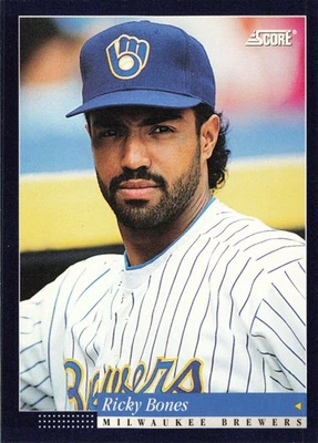 Ricky Bones 1994 Score #236 Milwaukee Brewers Baseball - Image 1 of 2
