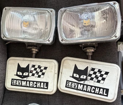 S.E.V. Marchal 959 ADL  Magnum Driving Fog Lights With Covers-Pair Rare!! - Image 1 of 4
