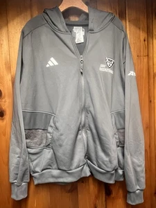 Adidas St. Bonaventure Bonnies Basketball Team Hooded Full-zip XL Sweatshirt - Picture 1 of 10
