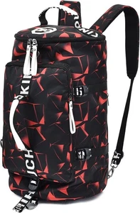 Sporttasche Rucksack Seesack Weekender 20 x 11 x 11 cm, rot  - Bild 1 von 7