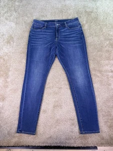 A New Approach Jeans Women's Size 14 Jegging Stretch Mid Rise Denim Blue C889 - Picture 1 of 13