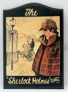 Sherlock Holmes Signia Miniature Pub Sign England London Tavern Brew Bar Vintage - Picture 1 of 3