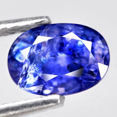 1.36Ct. Natural Gemstone Sapphire Cornflower Blue Oval Mozambique Ravishing - Image 1 of 4