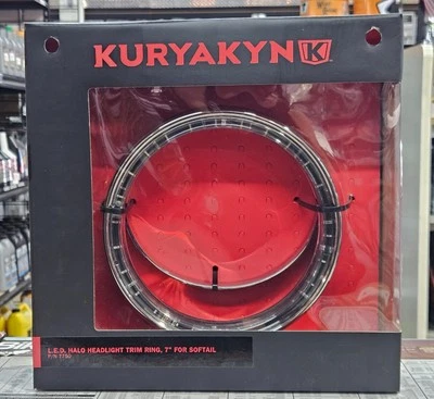 Kuryakyn - 7750 - 7" L.E.D. Anillo de ajuste de halo para 1994-17 FLST Foto 1 de 2