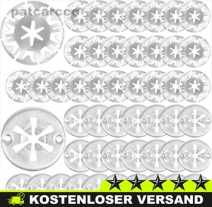 60X Unterfahrschutz Hitzeschutzblech Klemmscheibe Clips für Audi Ford Skoda VW - Picture 1 of 11