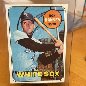 Tarjeta de béisbol 1969 Topps #566 Ron Hansen vintage alta # ¡! EX B3 - Imagen 1 de 2