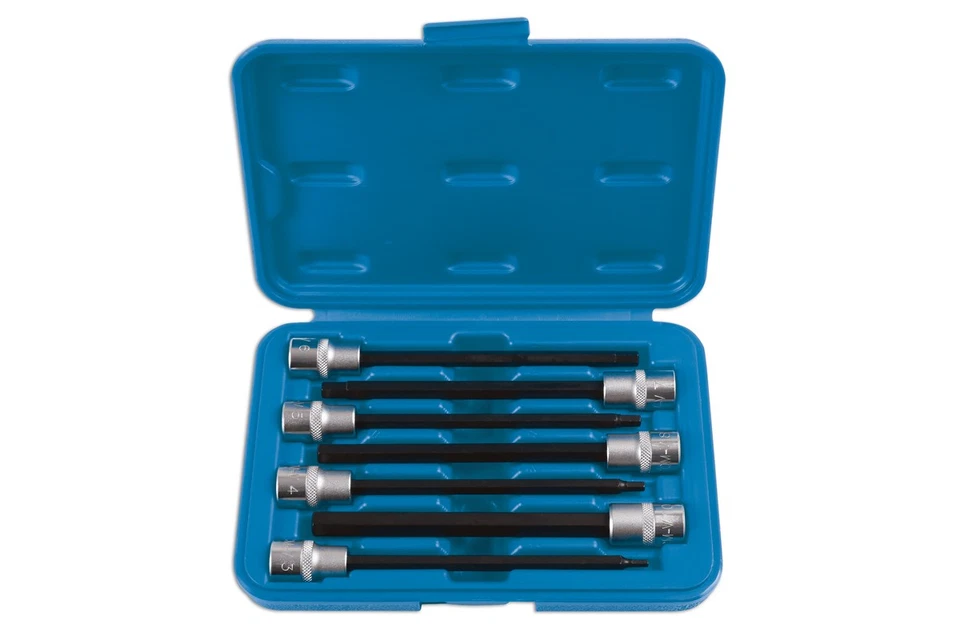 Laser Tools Extra Long Hex Socket Bit Set 3/8"D 7pc 6995