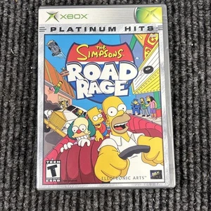 The Simpsons Road Rage Xbox Platinum Hits Complete CIB - Picture 1 of 5