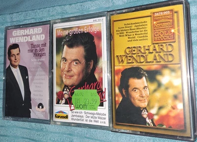 Gerhard Wendland - 3 Musikkassetten im Set - Meine großen Erolge - Selten & Neu! - Bild 1 von 3