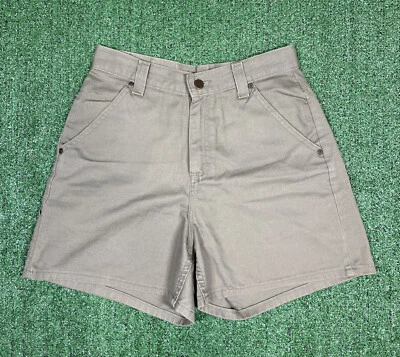 Pantalones Cortos Riders Auténticos Para Mujer Talla 6M Beige Bolsillos 100% Algodón Foto 1 de 4