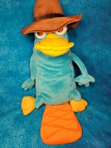 Disney Store Phineas and Ferb Perry the Platypus 8” Plush Toy - Picture 1 of 1