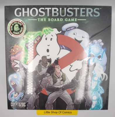 Ghostbusters Board Game Kickstarter Glow in the Dark Slimer 2015 Cryptozoic Seal - Image 1 of 4