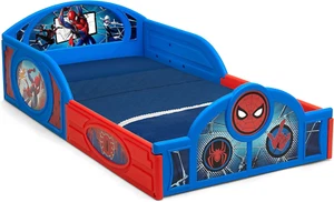 Delta Children Marvel Spider-Man Sleep and Play Toddler Bed with Built-In Guardr - Picture 1 of 12