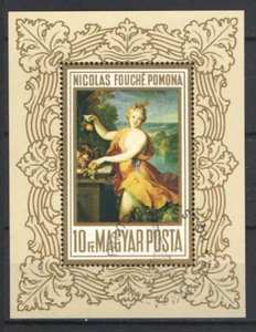 Hungary 1969. Paintings VI. sheet used nice! Mi.: Block 71. / 6 EUR - Picture 1 of 1