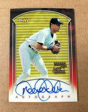 1999 Topps HD Baseball HDA1 Derek Jeter Signed Auto Card Yankees