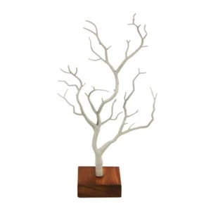 Retro Jewelry Tree Organizer for Necklaces and Earrings Ring Tree Holder Display - Picture 1 of 8