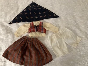 Pleasant Co amerikanische Mädchenpuppe Kirsten's komplettes DIRNDL-OUTFIT + HOSEN '96 - Bild 1 von 17