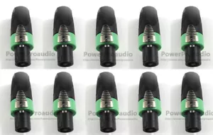 10 pz/lotto spina altoparlante 4 core connettore Speakon per Neutrik NL4FC colore verde - Foto 1 di 7