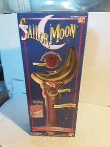 Bandai Sailor Moon Cosmic Crescent Wand 1995 - New in original packaging - Picture 1 of 9