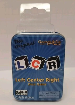 LCR Left Center Right Dice Game by George and Company - Image 1 of 4
