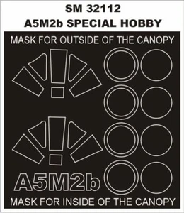 A5M2b Claude WINDSCREEN & WHEELS PAINTING MASK TO SPECIAL HOBBY KIT#32112 MONTEX - Picture 1 of 1