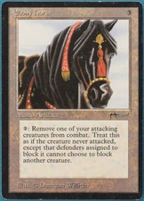 Ebony Horse Arabian Nights PLD Artifact Rare MAGIC CARD (ID# 247424) ABUGames