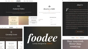 Website Template fully HTML5 code, complete (Foodee) - Picture 1 of 7