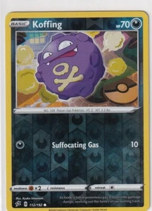 Pokemon Card Clash Rebels No. 112/192 Koffing Reverse Holo English - Picture 1 of 1
