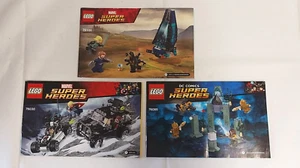Lego DC Comics 76085 & Marvel 76101 & 76030 Bedienungsanleitung nur Broschüren - Bild 1 von 4