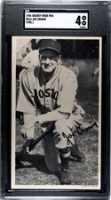 1936 Goudey Wide Pen Premium Joe Cronin SGC 4 HOF Vintage Baseball Boston