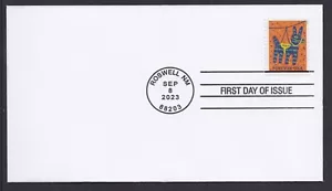 US 5815 Piñatas Pinatas Donkey orange CDS FDC 2023 - Picture 1 of 1