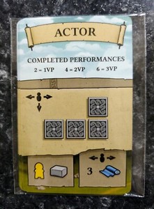 Hadrian's Wall: Actor Promo Cards Garphill Man vs Meeple S4 Kickstarter - New!