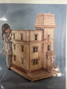 Rare Architects Plans For Second Empire Victorian Dollhouse Vtg 1975 Sealed New - Picture 1 of 9