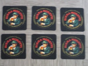 6 birra moretti beer mats from benidorm - Picture 1 of 1