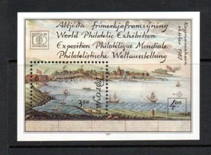 FAROE MNH 1987 MS154 HAFNIA 87 SELLO INT EXHB - Imagen 1 de 1