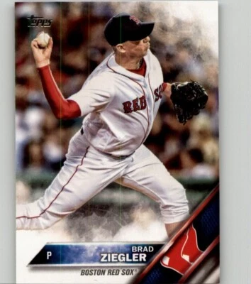 2016 Topps Update Brad Ziegler #US127 Boston Red Sox - Image 1 of 2