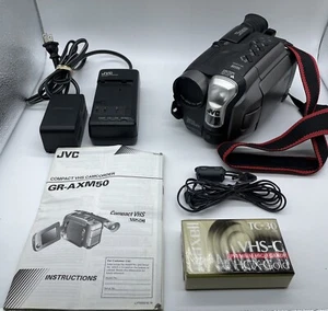 JVC Camcorder GR-AXM50U VideoMovie Compact VHS Camcorder 36X Digital Hyper Zoom - Picture 1 of 10