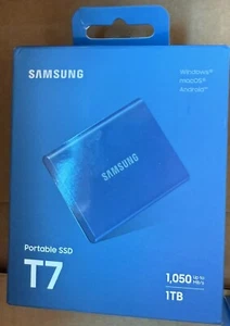 SAMSUNG T7 Portable SSD, Gen 2 1TB External Solid State Drive, USB 3.2 P2🐝 - Bild 1 von 2