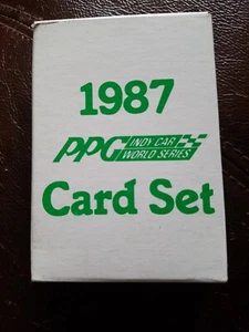 1987 PPG Indy Car World Series Collector Trading Card Set Indianapolis 500 New - Picture 1 of 2