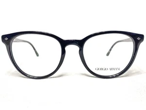 NEW Giorgio Armani AR7130 5017 Womens Black Oval Eyeglasses Frames 49/19~140 - Picture 1 of 6