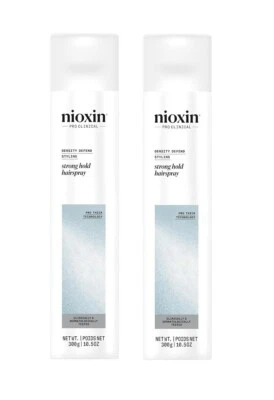 Лак для волос NIOXIN Niospray Strong Density Defend Styling Hold, 10,6 унции (2 упаковки) - Изображение 1 из 4