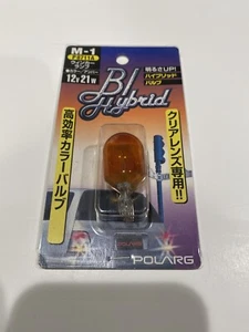 Polarg M-1 Bl Hybrid Amber Orange 7440 Bulb | 12v 21w Made in Japan P8711A - Foto 1 di 3