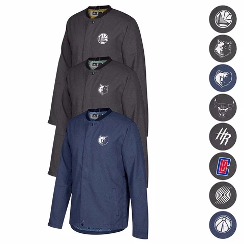 2016-17 NBA Adidas Authentic On-Court Faster Warmup Performance Jacket Men's Cover