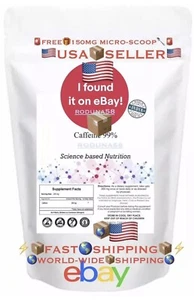 100%CAFFEINE Anhydrous Powder. 2oz., TAKE A BUMP! Energy Now. Power. Pure 99.9%+