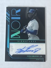 2023 Chronicles FOTL  Ken Griffey Jr Noir Signature Holo Platinum Blue  1/1  POP
