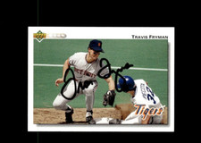 Travis Fryman 1992 Upper Deck Tigers authentic autographed card